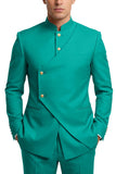 Single Breasted Coffee 2 Piece Men's Prom Suits