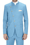 Royal Blue Single Breasted 2 Piece Men's Prom Suits