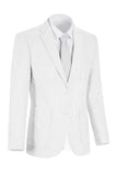 Notch Lapel Light Blue Single Breasted Men's Jacket