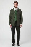Beige Notch Lapel Single Breasted Men's Jacket
