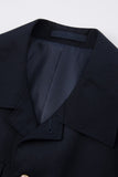Dark Navy 2 Piece Single Breasted Men's Suits