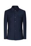 Black Single Breasted 2 Piece Men's Suits