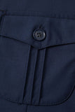 Black Single Breasted 2 Piece Men's Suits