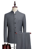 Single Breasted Black 2 Piece Men's Prom Suits