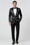 2 Piece Champagne Shawl Lapel One Button Men's Prom Suits