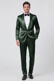 2 Piece Champagne Shawl Lapel One Button Men's Prom Suits