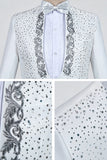 Black Shawl Lapel One Button Beaded Men's Prom Suits