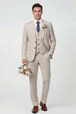 2 Piece Notch Lapel Dark Grey Single Breasted Men's Prom Suits