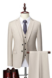 2 Piece Notch Lapel Dark Grey Single Breasted Men's Prom Suits