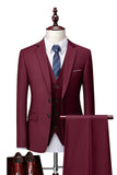 2 Piece Notch Lapel Dark Grey Single Breasted Men's Prom Suits