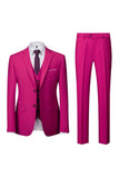 2 Piece Notch Lapel Dark Grey Single Breasted Men's Prom Suits