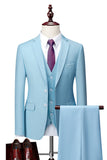 2 Piece Notch Lapel Dark Grey Single Breasted Men's Prom Suits