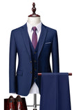 2 Piece Notch Lapel Dark Grey Single Breasted Men's Prom Suits