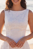 Ivory A Line Corset Lace Mini Dress