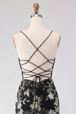 Pink Floral Corset Sequin Bodycon Homecoming Dress