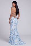 Light Green Mermaid Spaghetti Straps Formal Dress