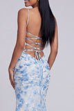 Light Green Mermaid Spaghetti Straps Formal Dress