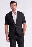 Beige 2 Piece Peak Lapel Single Breasted Men Suits