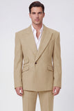 Black 2 Piece Peak Lapel One Button Men Prom Suits