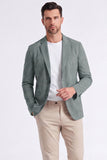 Black Notched Lapel Men's Blazer