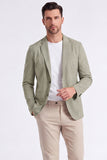Black Notched Lapel Men's Blazer