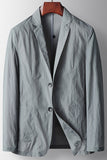 Sage Notched Lapel Single Breasted Sage Men's Blazer