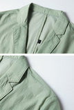 Sage Notched Lapel Single Breasted Sage Men's Blazer