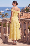 Off the Shoulder Sage Green Mermaid Floral Midi Dress with Beading