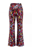 Sparkly Black Peak Lapel One Button Floral Sequins Women Suits