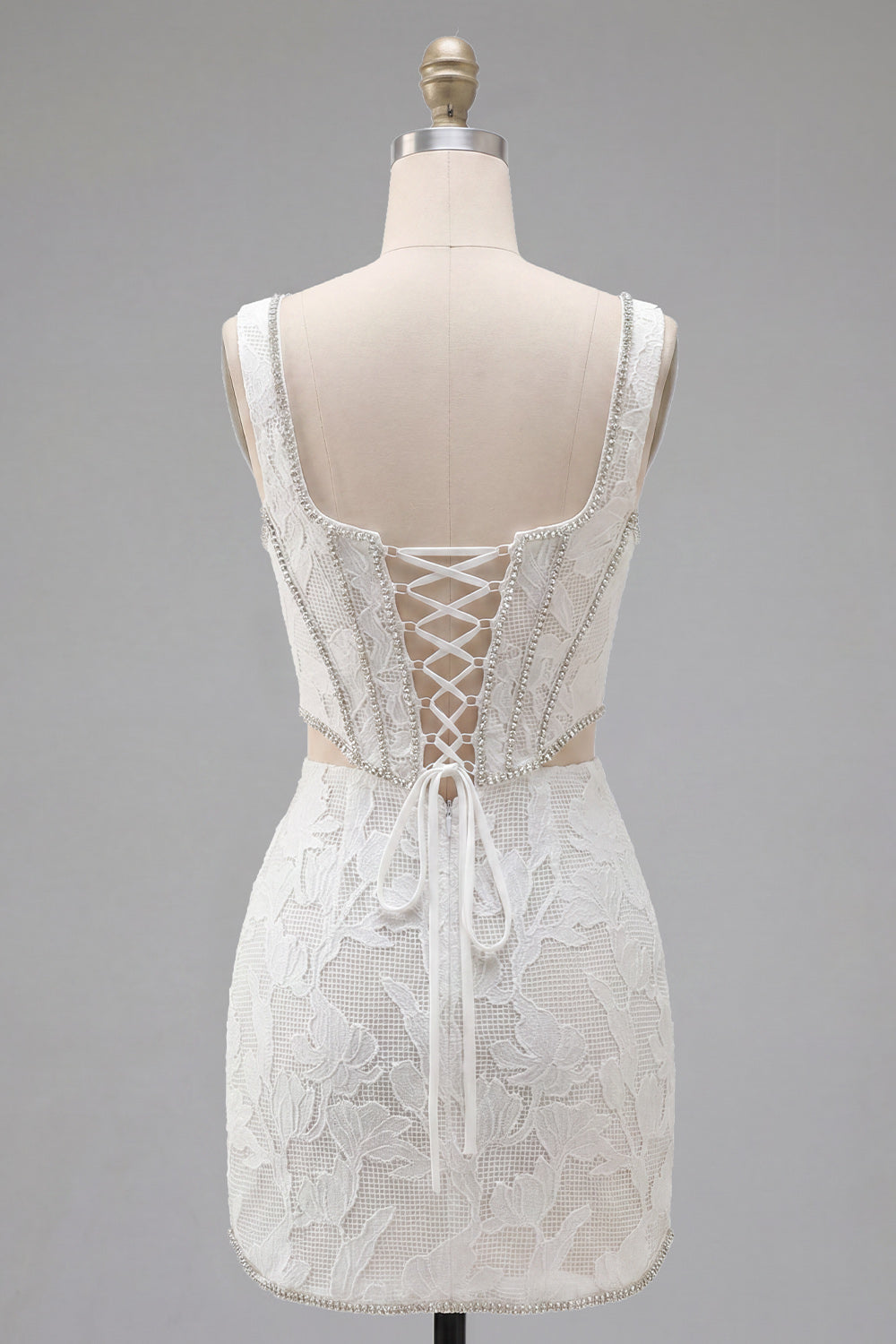 white bodycon homecoming dress White Homecoming Dress