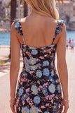 Yellow Floral Sequin Embroidered Sweetheart Bodycon Homecoming Dress