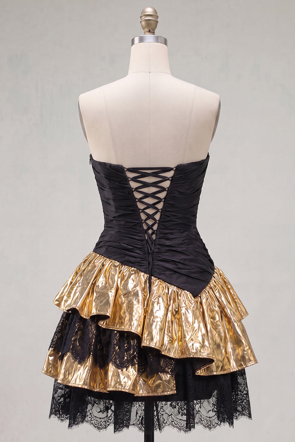 black and gold hoco dress Primavera Couture 14093 Size 22 Homecoming Curvy Scoop Neck Cocktail Gown 2 Colors Zapaka Women Light Blue Cocktail