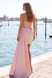 Sweetheart Red Bodycon Sheer Corset Ruched Sequins Homecoming Dress with Sash
