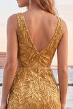 Sparkly Green Bodycon V-Neck Cut Out Sequins Short Homecoming Dress