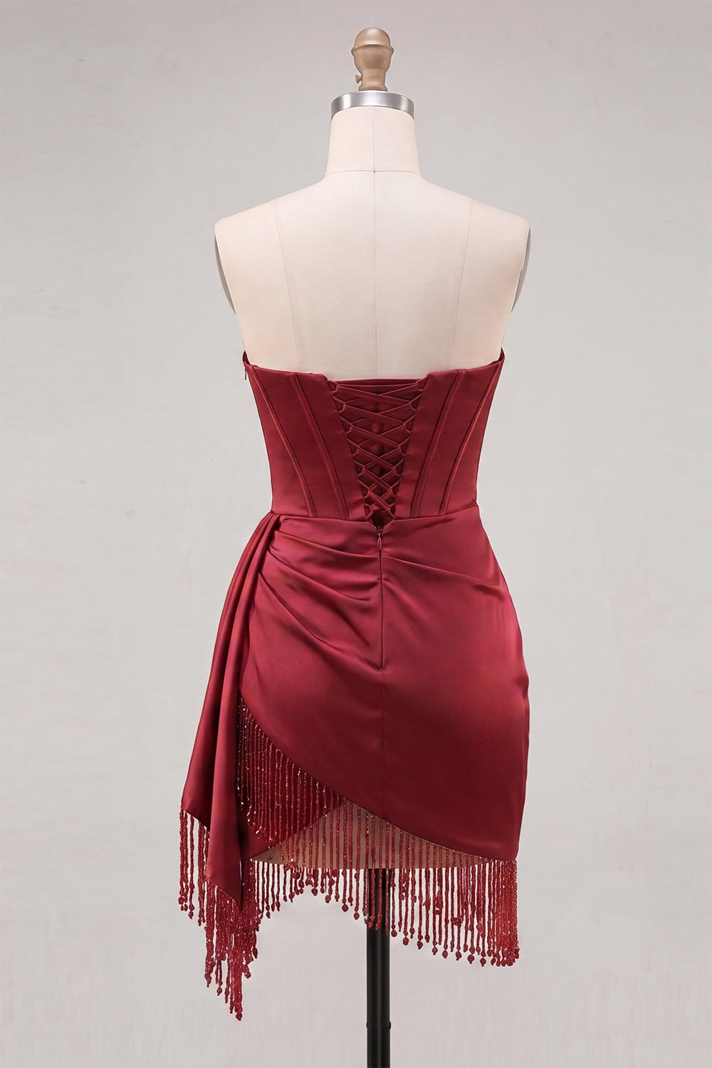 burgundy bodycon homecoming dress Cute Sparkly Short Spaghetti Strap Bodycon Homecoming Dress for Juniors Burgundy Red Off-the-Shoulder Ruching Party Gown