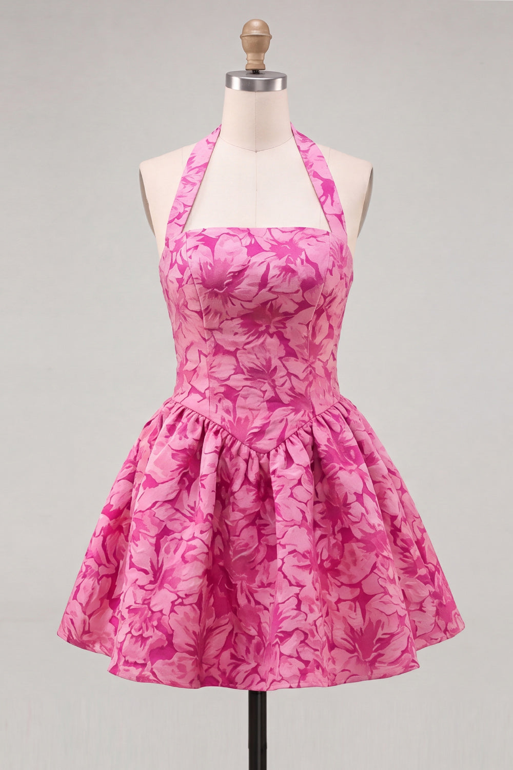 astrid pink jacquard floral mini dress Catch All Astrid Pink Jacquard Floral Mini Dress