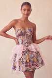 Sage Green Sweetheart Corset A-Line Short Homecoming Dress with Sequins