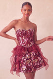 Sage Green Sweetheart Corset A-Line Short Homecoming Dress with Sequins