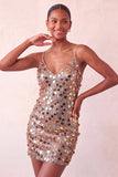 Sparkly Silver Bodycon Lace Up Back Short Homecoming Dress with Sequins