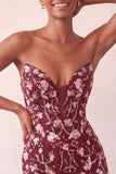 Pink Sweetheart Bodycon Sequin Homecoming Dress with Lace Up Back