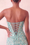Pink Sweetheart Bodycon Sequin Homecoming Dress with Lace Up Back