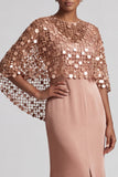 Burgundy V-Neck Mermaid Long Mother Of the Bride Dress with Slit