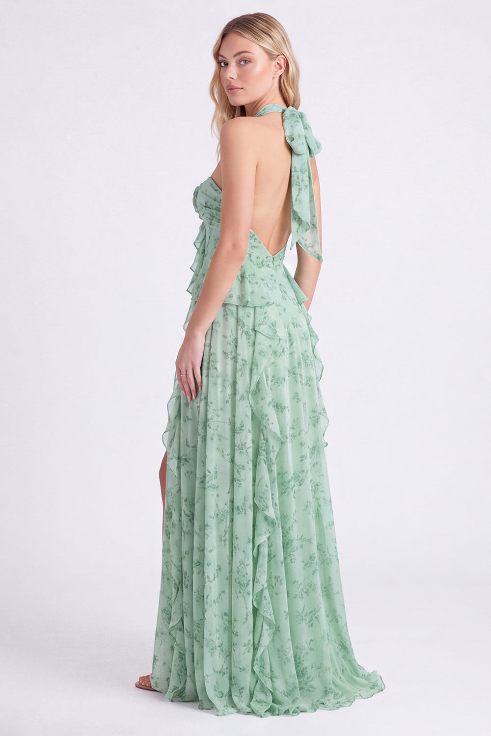 sage floral bridesmaid dresses Best for a Botanical Look seller for a reason Azazie Harmony Sage Floral Maxi