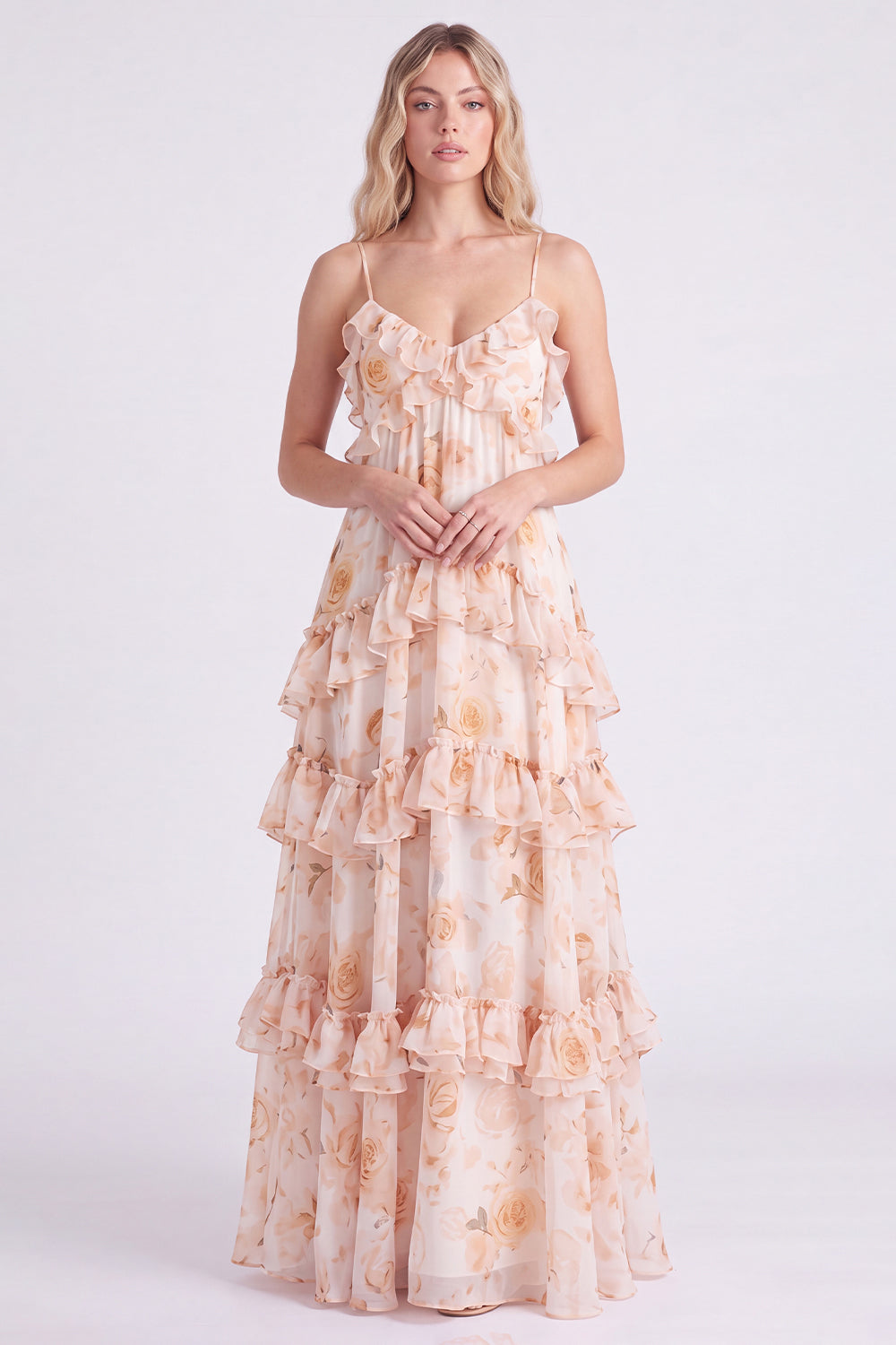 light pink floral bridesmaid dresses Floral Bridesmaid Dresses | Patterned Dresses