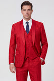 Black Shawl Lapel 3 Piece One Button Men's Prom Suits