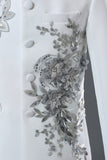 2 Piece Black Single Breasted Men's Prom Suits with Embroidery