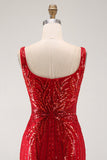Sparkly Burgundy Bodycon Sequins Floral Short Homecoming Dress