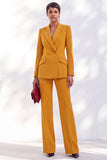Vintage Acacia Fitted Notched Lapel Long Sleeves Women Suits