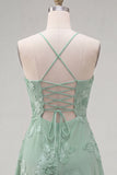 A-Line Yellow Floral Embroidery Short Homecoming Dress with Lace Up Back