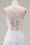 A-Line Yellow Floral Embroidery Short Homecoming Dress with Lace Up Back